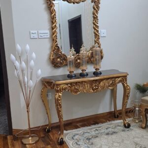 Golden Aur Console With Frame CF001